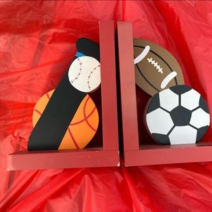 Boys sports bookends